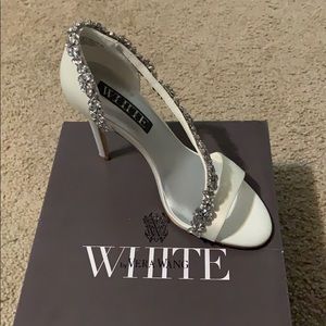 White by Vera Wang wedding shoes